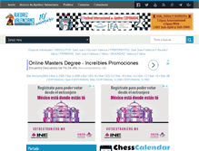 Tablet Screenshot of ajedrezvalenciano.com